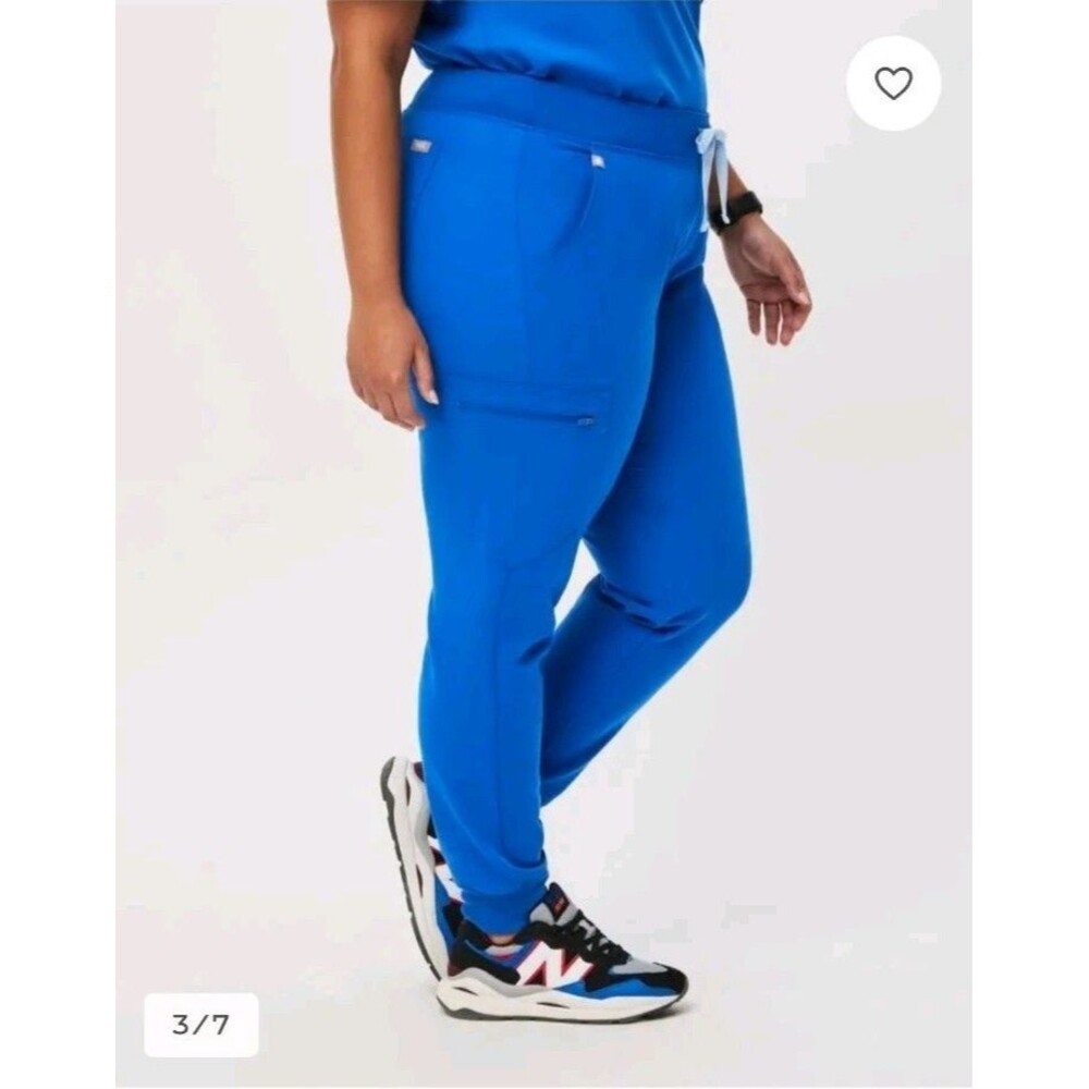 Womens Zamora Jogger Scrub Pants Royal Blue Size 4XL